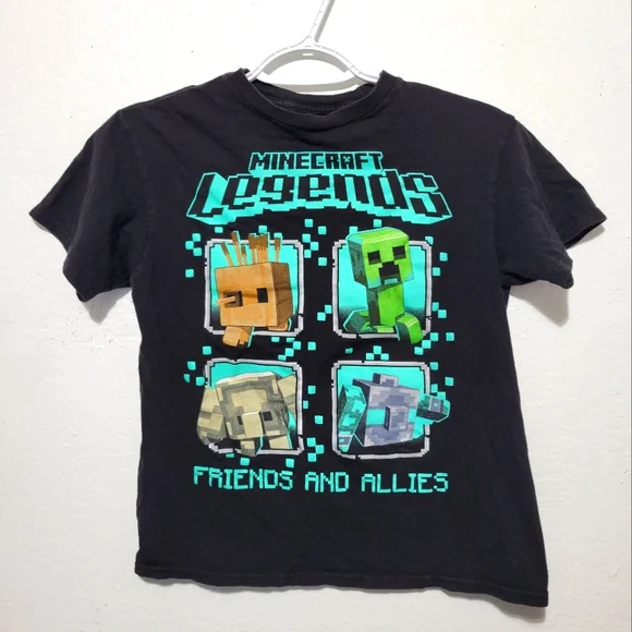Minecraft Boys Graphic T-Shirt Small - Picture 1 of 3